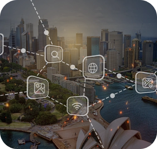 Mobile digital marketing scene with analytics in portable section, showing professionals reviewing campaign data, mobile marketing management, and flexible digital strategy by Craze For Marketing Sydney agency.
