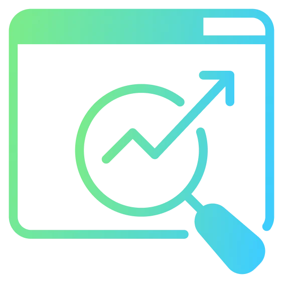 Coloured checkout sign with magnifying glass in featured section, representing enhanced product discovery, optimised shopping experience, and e-commerce search visibility by Craze For Marketing Sydney agency.